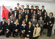 友和学员在樱花日本学校入学式